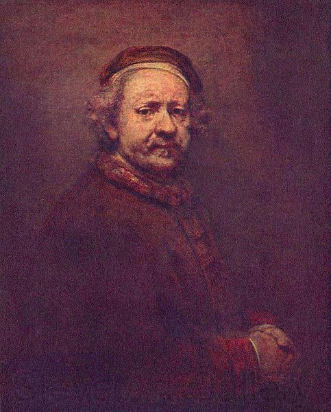 REMBRANDT Harmenszoon van Rijn Dated 1669, the year he died, though he looks much older in other portraits. National Gallery